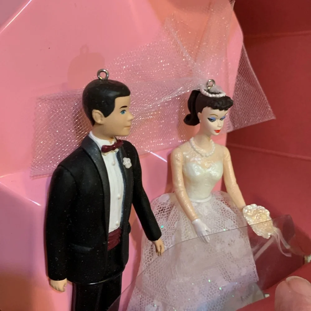 1997 Barbie Ken Wedding Day ornaments